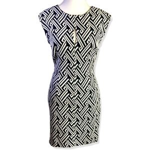 ⭐️URBAN OUTFITTERS Silence + Noise Black/ White Open Back Dress Size Small